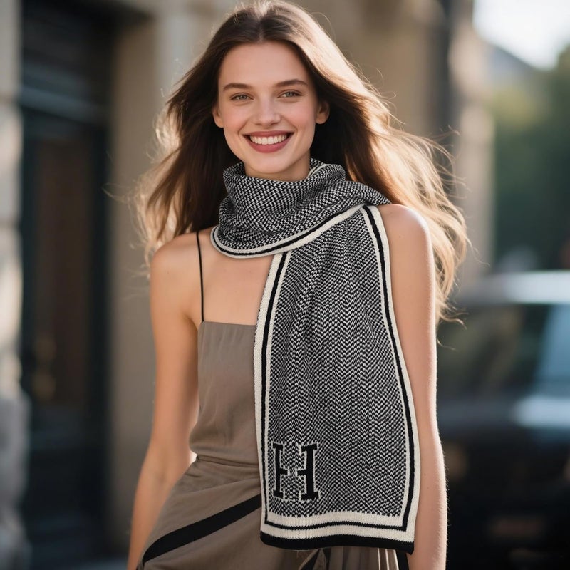 EXTREE Scarfs for Women Pashmina Silky Shawl Wrap for Evening Dressing Blanket Open Front Poncho Cape - Image 5